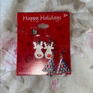 Christmas earrings